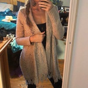 Angel of the North sweater cardigan